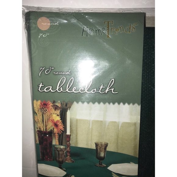 Hometrends round tablecloth green - Picture 2 of 4